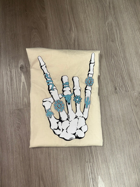 Turquoise Skelton Hand